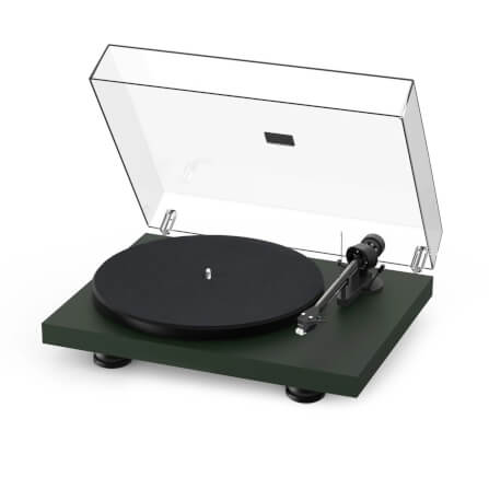 เครื่องเล่นแผ่นเสียง PROJECT : DEBUT CARBON EVO (พร้อมหัวเข็ม ORTOFON รุ่น 2M RED) (SATIN GREEN)_0